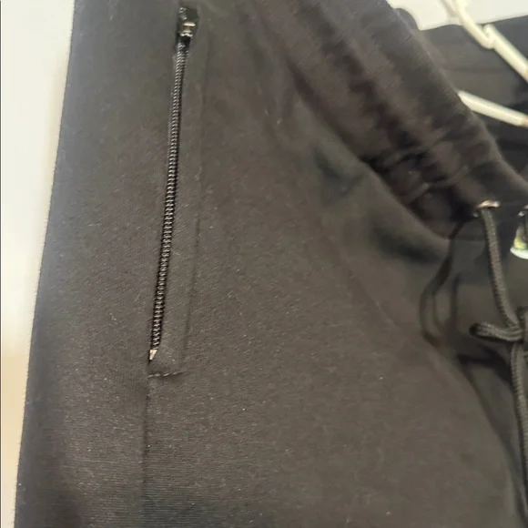 Metro Wear Black Joggers with Pink Bear Design